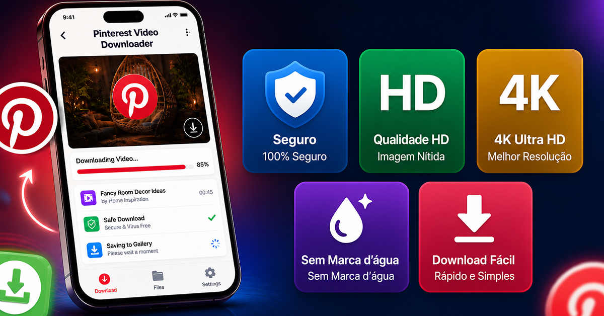 baixar video pinterest Iphone